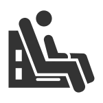 Holiday Sit Tourism SVG Icon